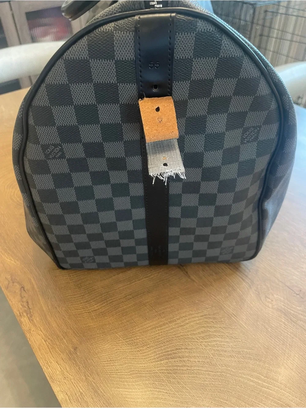 Classic Gray and black Checkerboard Weekender Bag